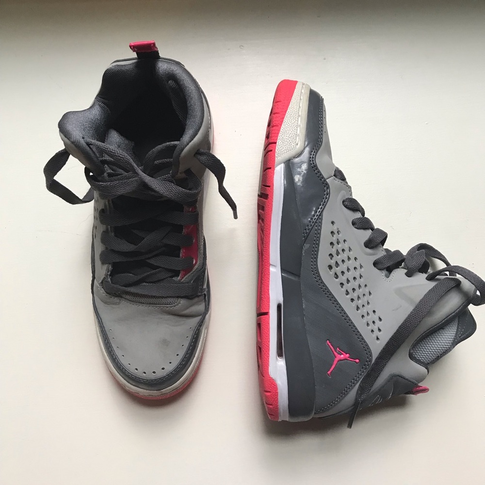❌ Jordan’s- Girls 5Y- Pink- Nike- Hightop-Flight - Picture 2 of 8